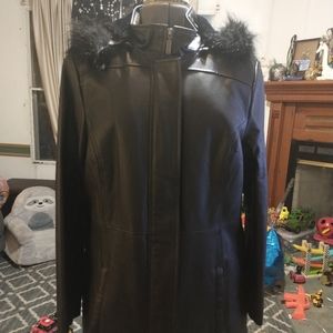 Craft & Borrow leather jacket